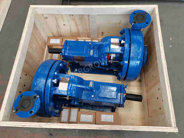 Pompe centrifuge 3x2x13 et pièces de rechange livrées aux clients
