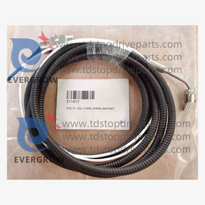 E11417 RTD, PT-100, 3Wire, baïonnette de printemps